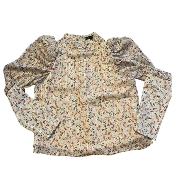 EN SAISON FLORAL PRINT PUFF SLEEVE BLOUSE - Picture 6 of 8